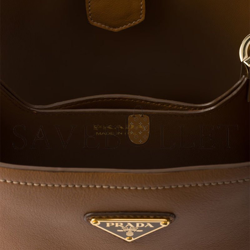 PRADA MEDIUM LEATHER BAG 1BE080 (22.5*21.5*13cm) PRADA MEDIUM LEATHER BAG 1BE080 (22.5*21.5*13cm)